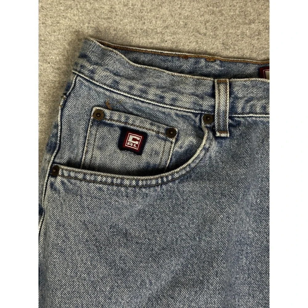 VTG‎ Chaps Ralph Lauren Jean 36x32 Blue Stone Wash Straight Classic Fit 90s Y2K